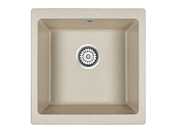 Кухонная мойка Paulmark GERA 50 PM104546-BE 45х45 цвет бежевый